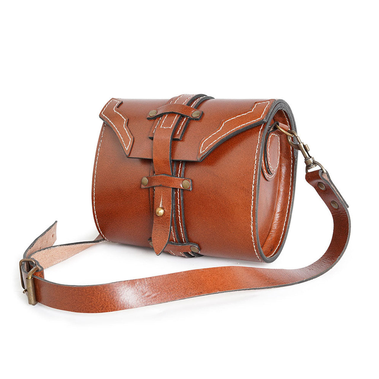 Vintage Leather Shoulder Bag A Classic Old School Charm