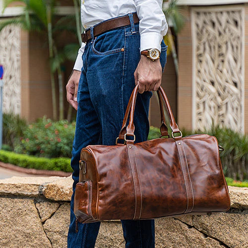 Leather Duffel Bag