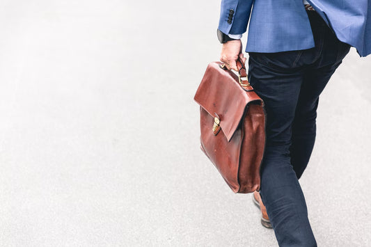 leather briefcase