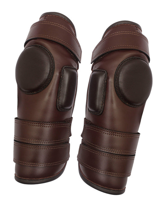 polo knee, leather polo knee, strap polo knee, 3strap knee, knee pads