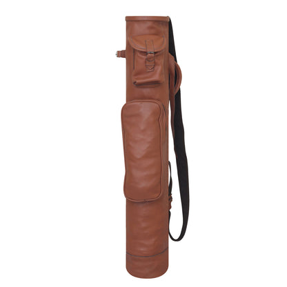 golf bag, golf pencil bag, carry bag, golf carry bag, stylish golf bag, leather golf bag, brown leather golf bag