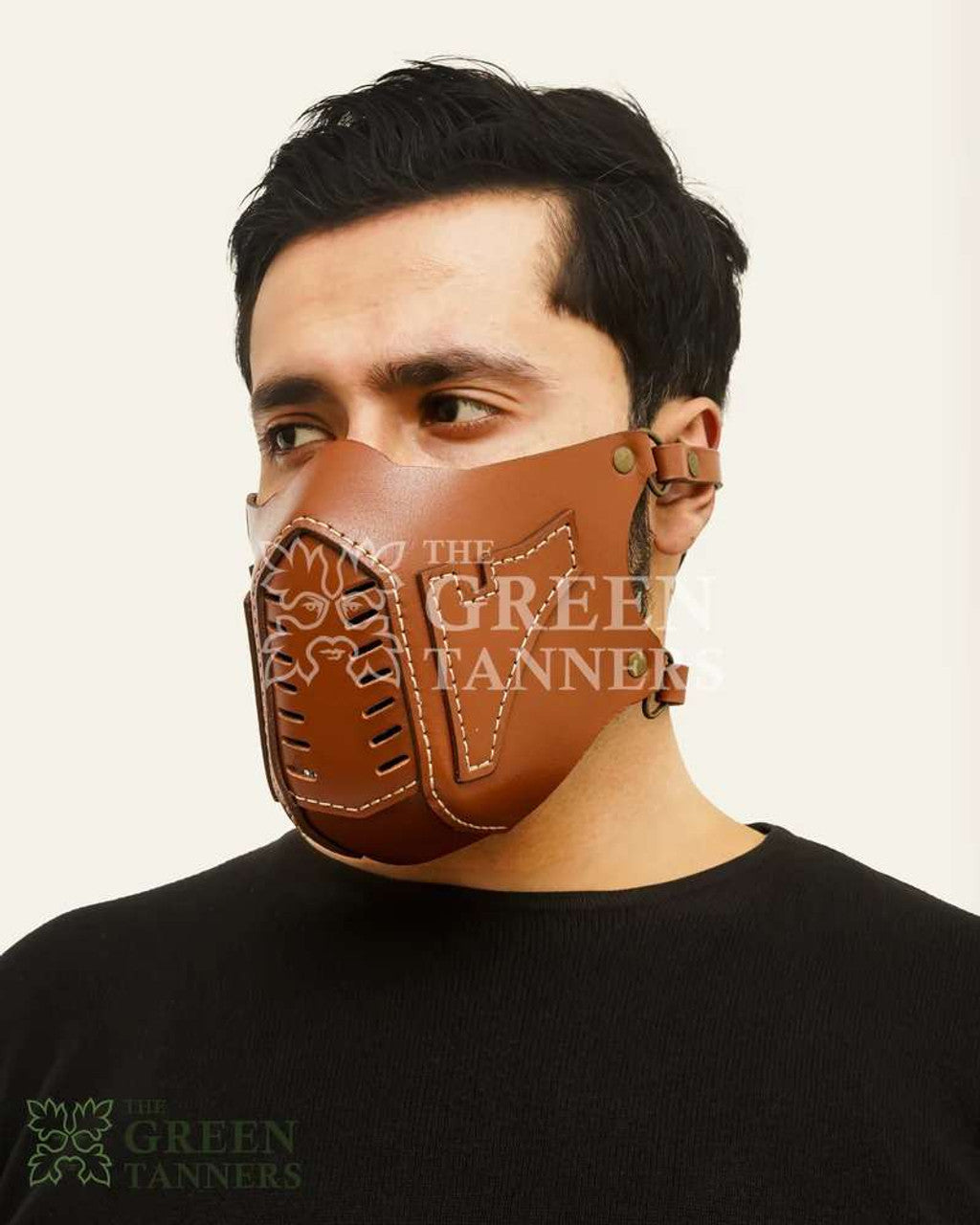 mask, motorcycle mask, leather mash, leather motorcycle mask