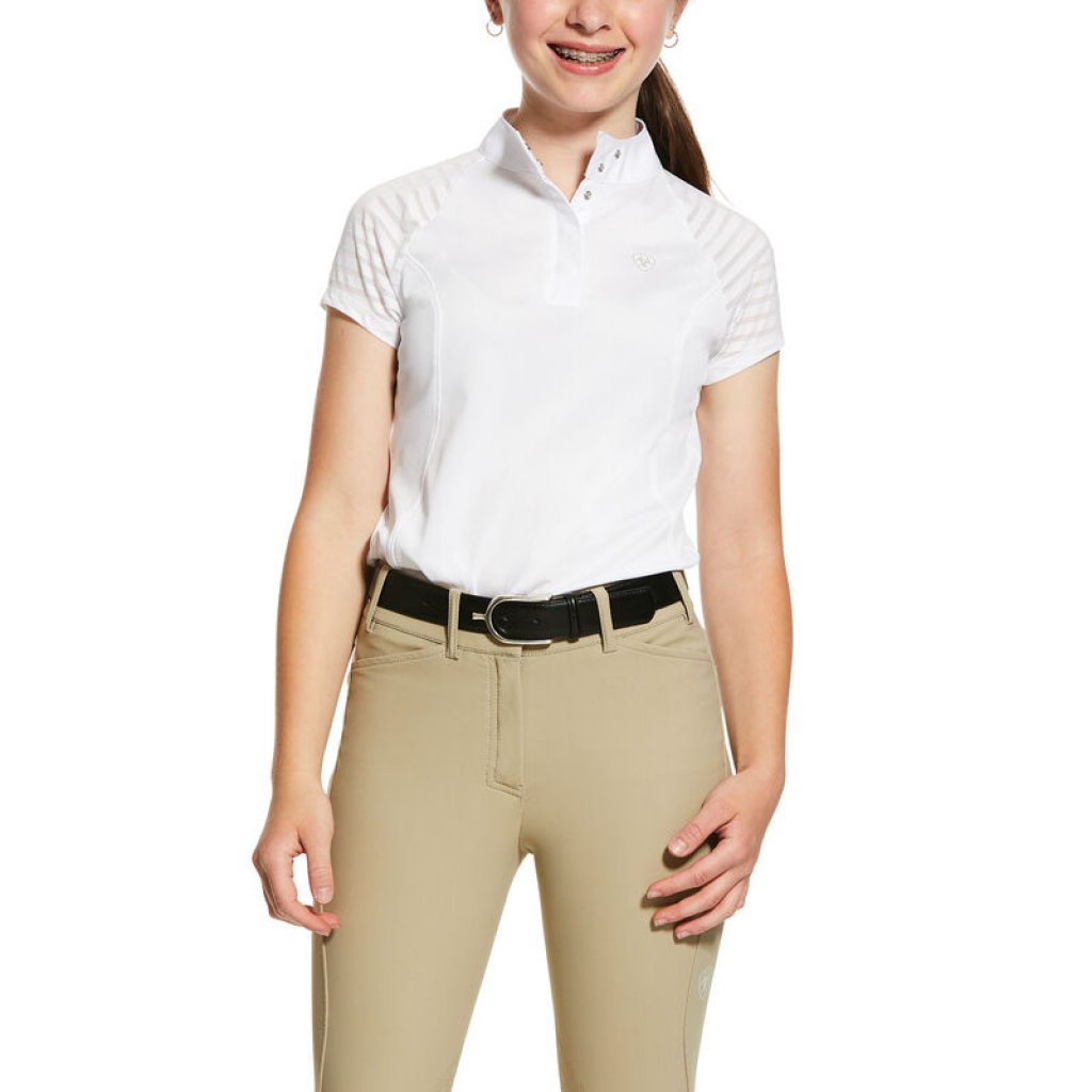 Show Shirt, Competition Shirt, shirt for women, show shirt white, polo shirt