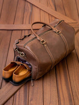 Full Grain Leather Duffel Bag