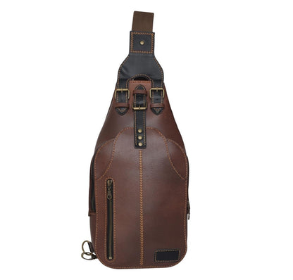 leather bag, leather sling bag, leather crossbody bag, brown leather bag, crossbody sling bag, brown leather sling bag