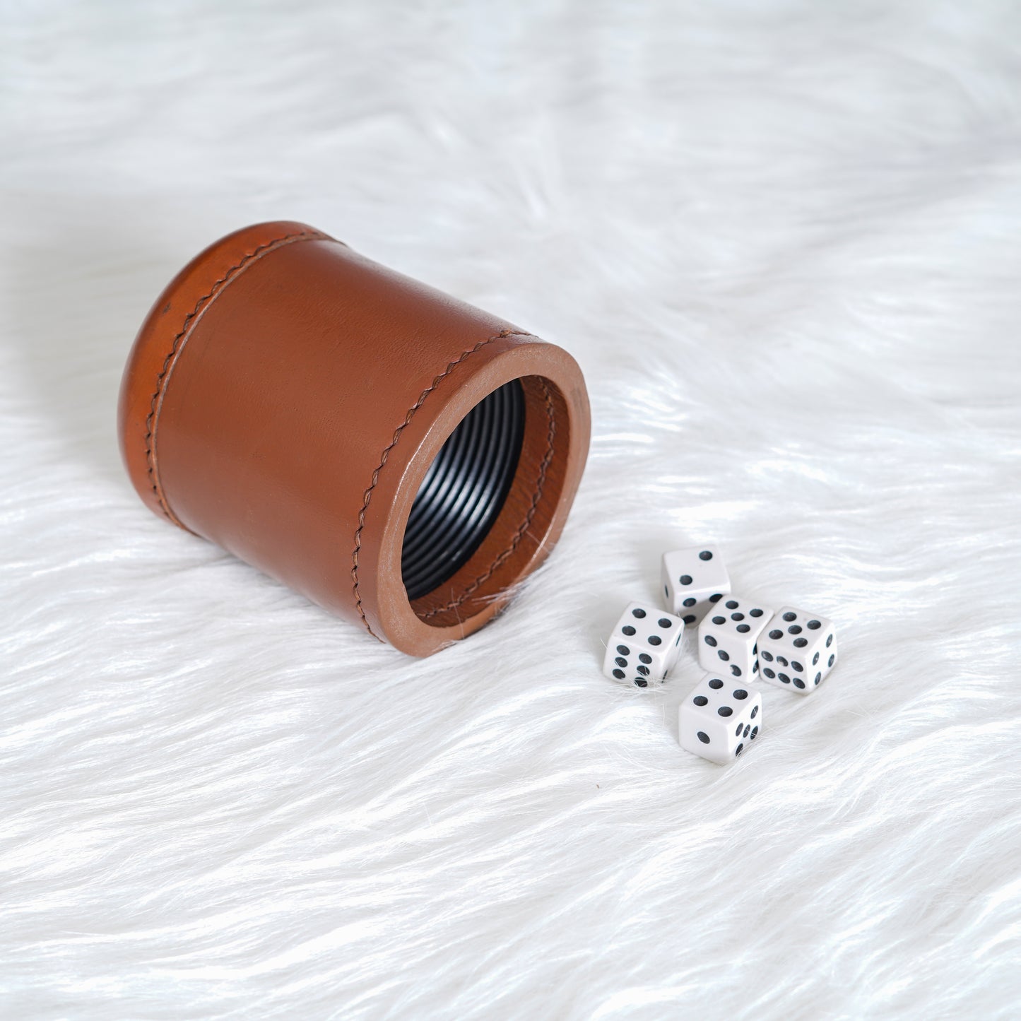 cup, dice cup, leather dice cup, jumbo dice cup, complimentary dice, leather farkle dice cup