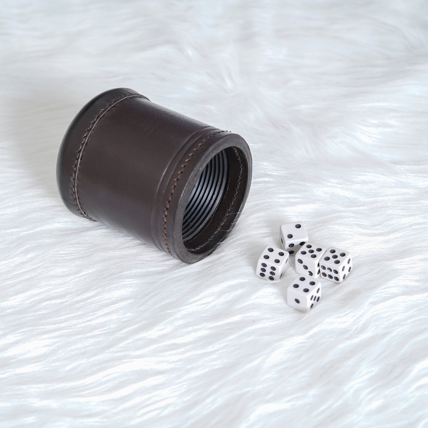 cup, dice cup, leather dice cup, jumbo dice cup, leather yahtzee dice cup