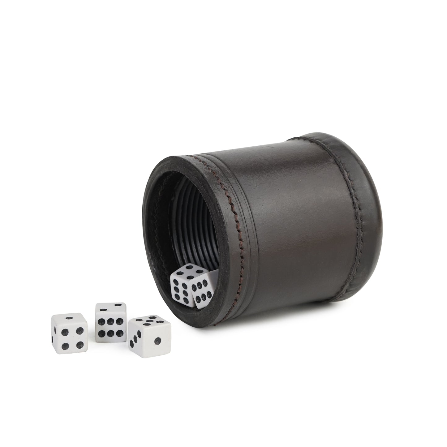 cup, dice cup, leather dice cup, jumbo dice cup, leather yahtzee dice cup