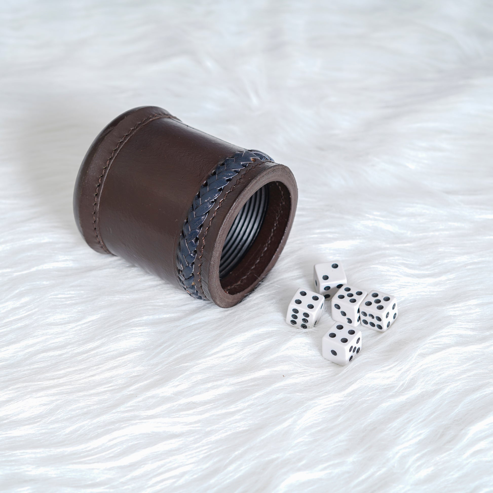 cup, dice cup, leather dice cup, brown dice cup, black dice cup, vintage dice cup, vintage leather dice cup