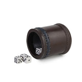 dice cup,leather dice cup,black dice cup,farkle dice cup, Leather Antique Dice Cup