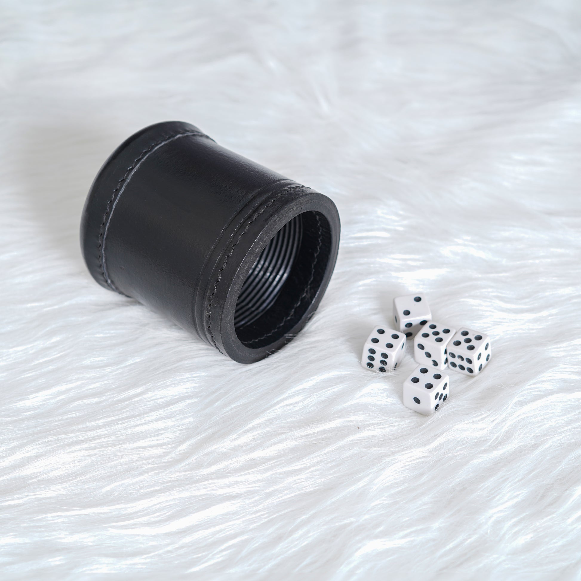 cup, dice cup. leather dice cup, black cup, black dice cup, black leather dice cup