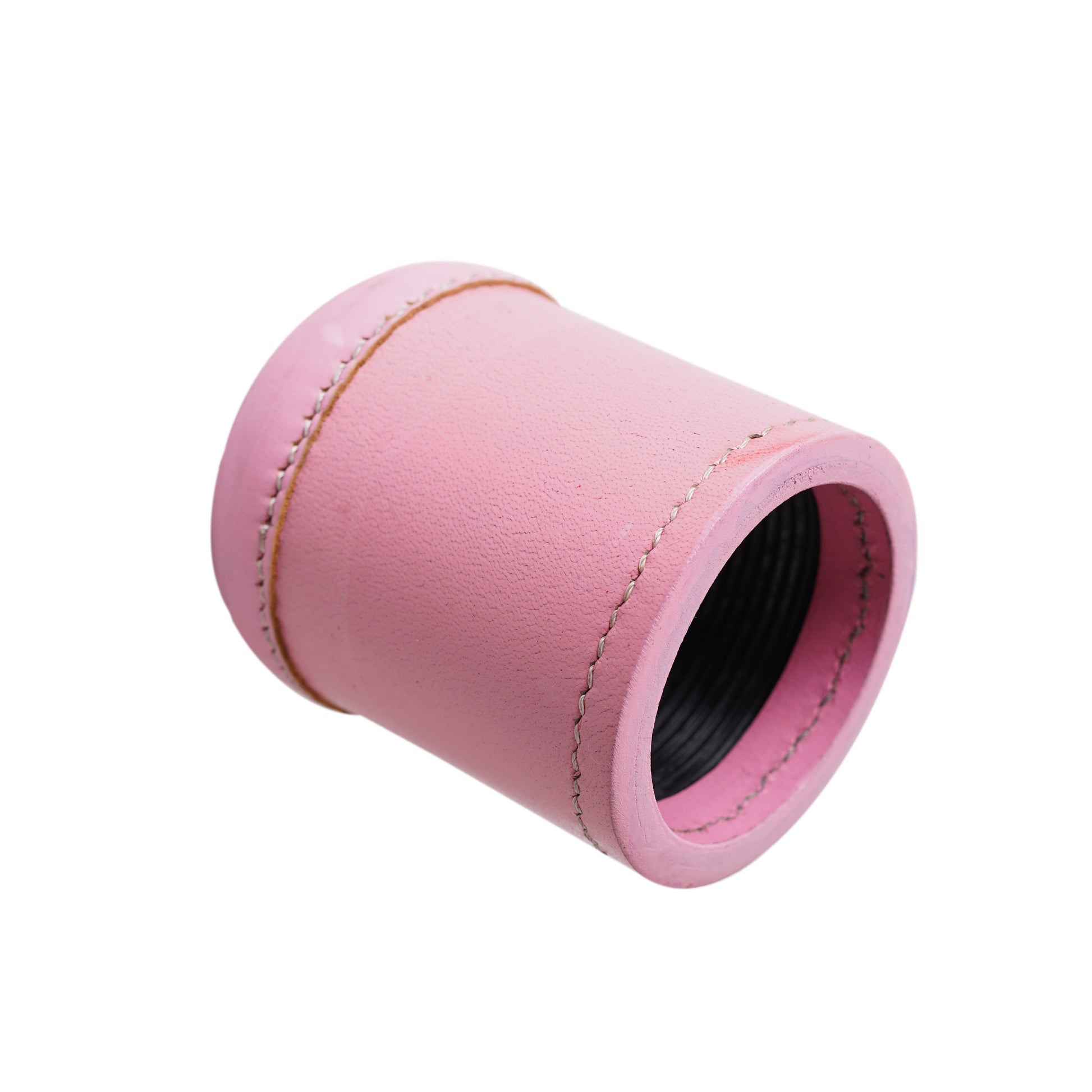 dice cup, leather dice cup, pink dice cup, farkle dice cup, leather liar's dice cup