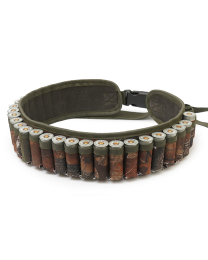 canvas cartridge belt, hunting belt, shotgun shell holder, canvas belt, cartrdge belt, leather shotgun shell holder