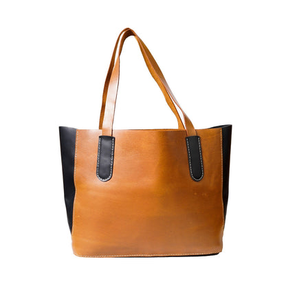 leather bag,leather tote bag,classic bag,brown bag,brown leather bag, Classic Tote Bag