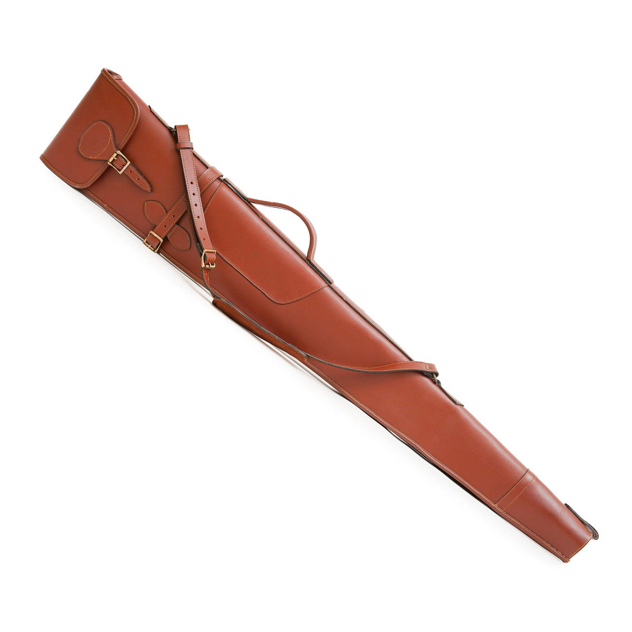 leather gun case, gun case, shotgun case, leather shotgun case, leather case, leather gun slip case