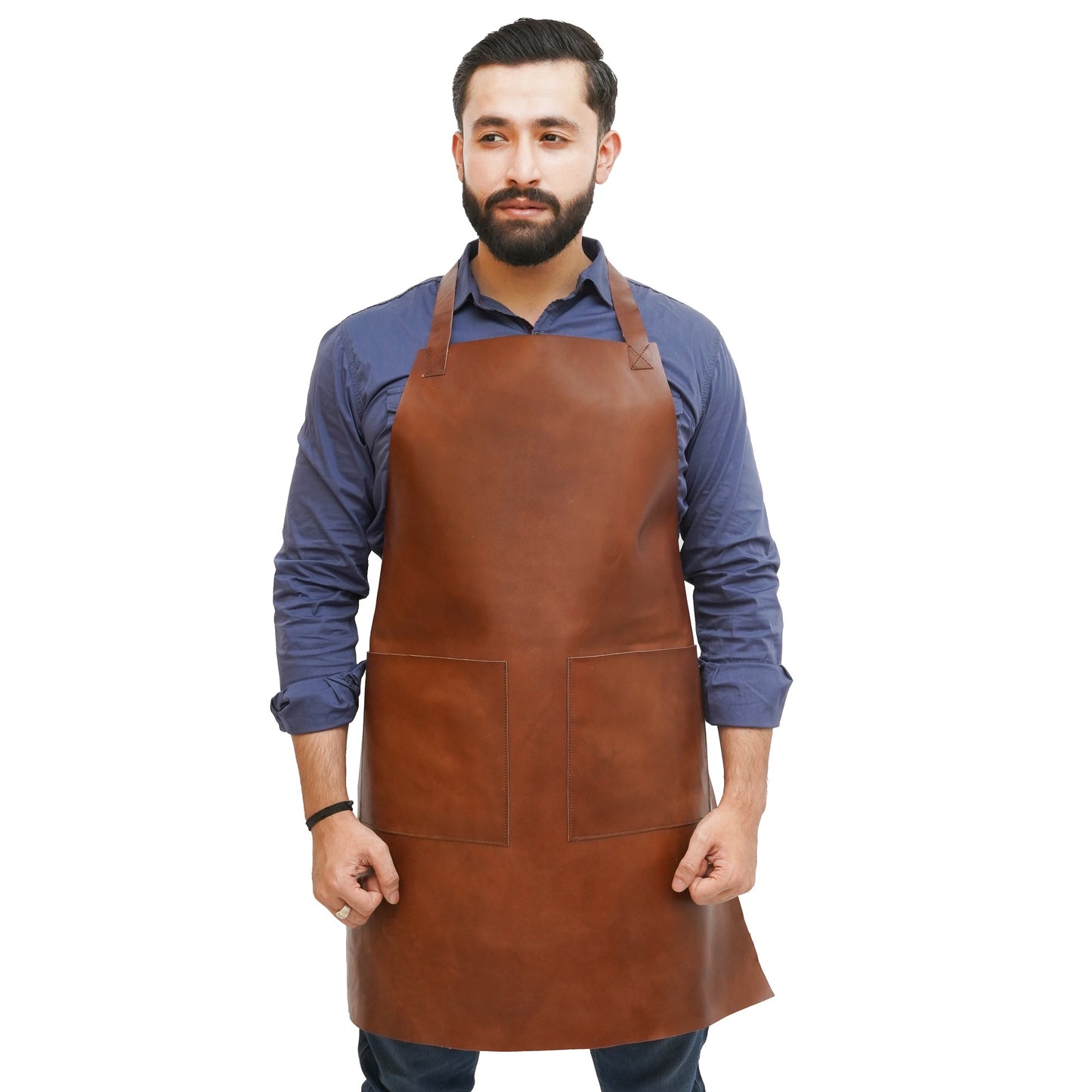 leather butcher apron, butcher apron​, black leather butcher apron​, mens butcher apron​