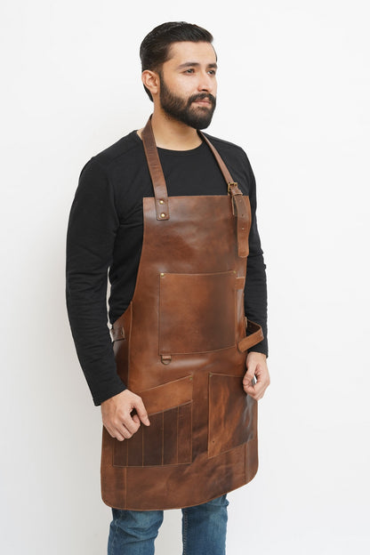 leather blacksmith apron, blacksmith leather apron, leather apron for blacksmithing, leather apron for blacksmith