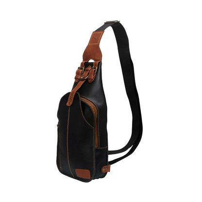 leather bag, leather sling, leather sling bag, crossbody bag, leather crossbody bag, authantic bag, mens bag, Men's Sling Bag