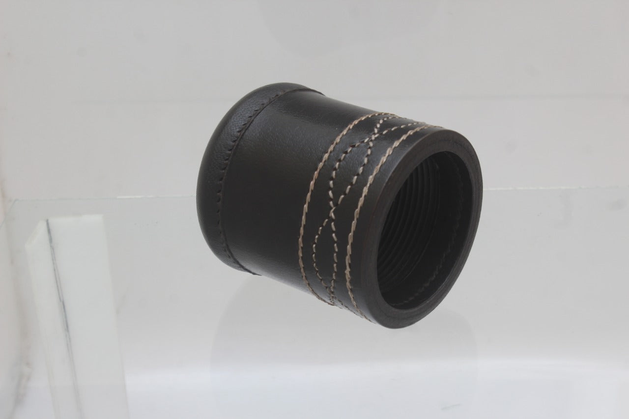 dice cup, leather dice cup, black dice cup, farkle dice cup, leather antique dice cup