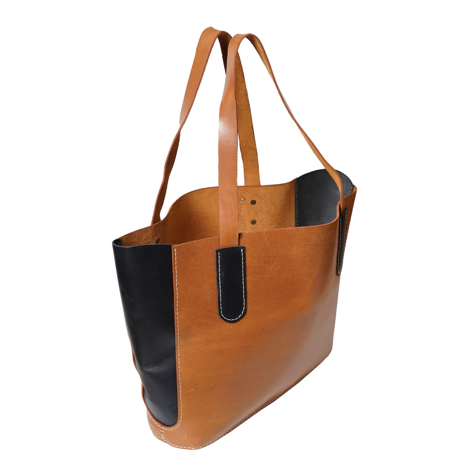 leather tote bag, classic bag, brown leather bag, classic leather tote bag