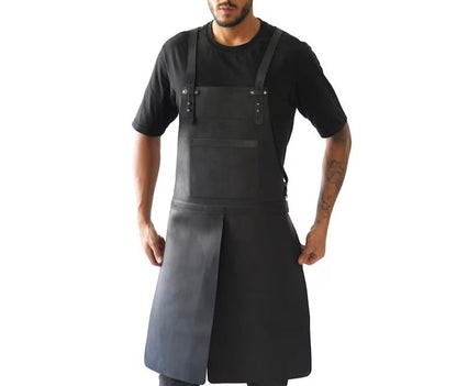 leather welding apron, leather apron for welding