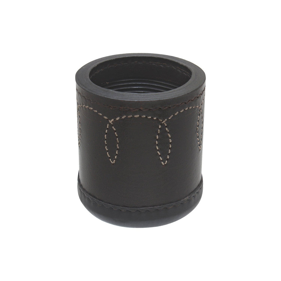 dice cup, cup, black dice cup, leather dice cup ,leather black dice cup, leather yahtzee dice cup