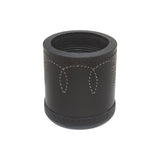 dice cup,cup,black dice cup,leather dice cup ,leather black dice cup, Leather Yahtzee Dice Cup