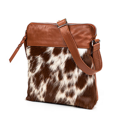 Messenger crossbody cowhide 2024 leather bag