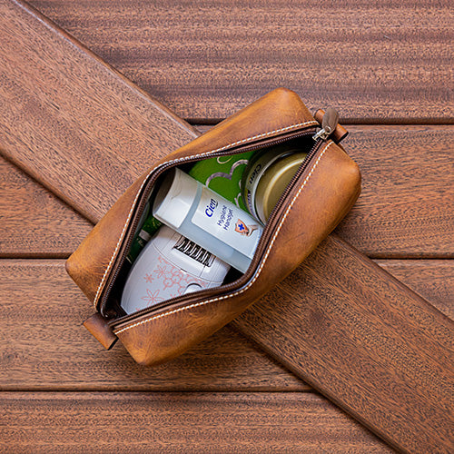 leather dopp kits