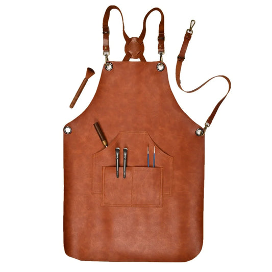 leather work apron