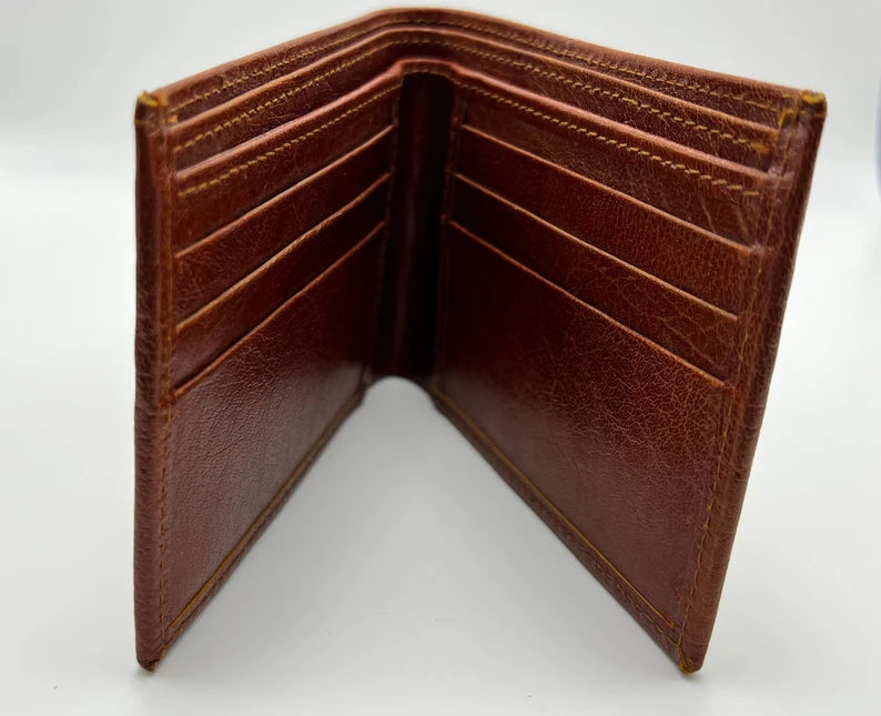 leather bifold wallet, full grain leather wallet mens, leather wallets, slim leather wallet