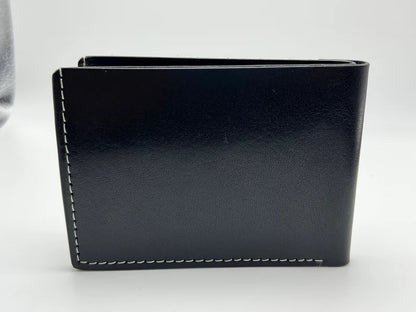 classic bifold wallet, leather bifold wallet