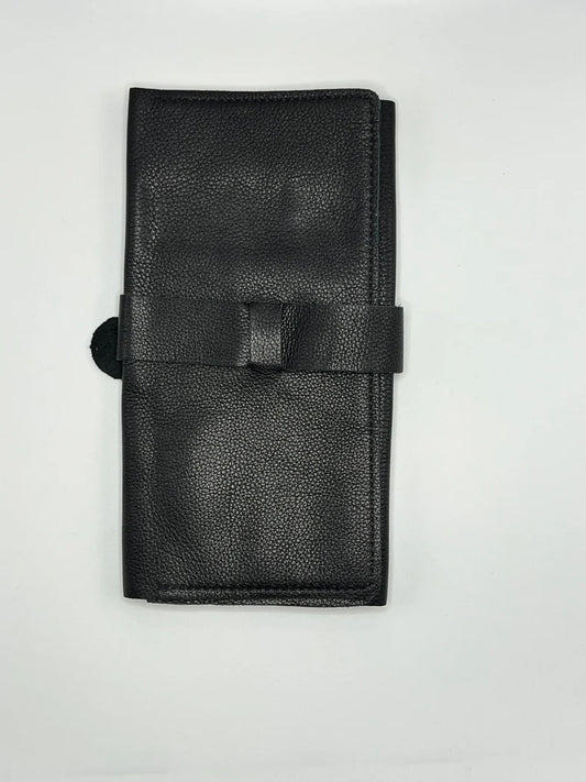 leather stationery purse, pen pouch, leather pouch, leather pen pouch